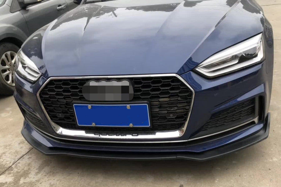 GLOSSY BLACK SPLITTER SUITABLE FOR ✨Audi A5 F5 2016-2019 Sportback Coupe Cabrio ✨