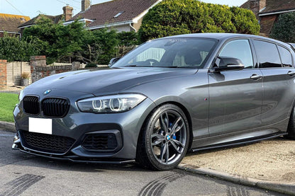 ✨ GLOSSY BLACK SPLITTER SUITABLE FOR BMW 1 F20 2015-2019✨