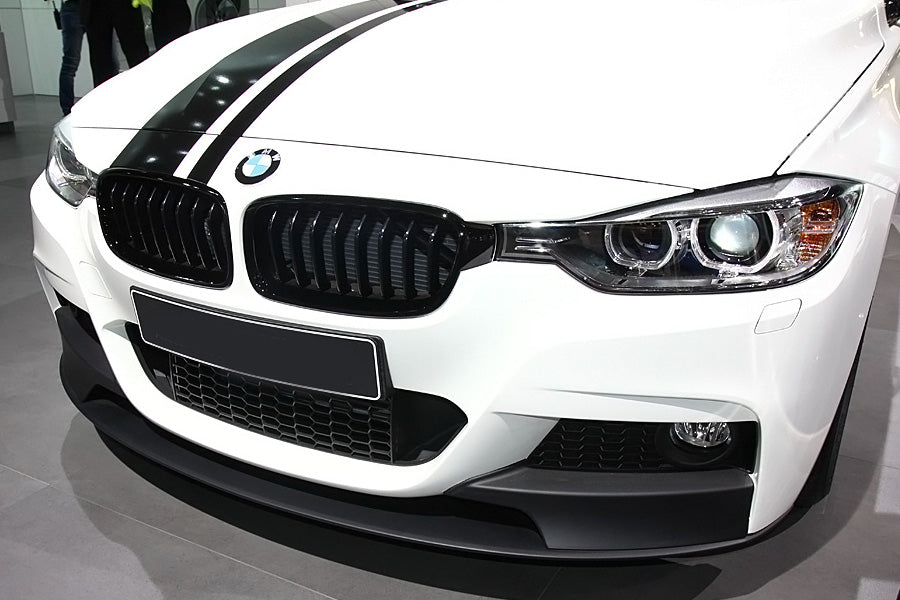 ✨GLOSSY BLACK SPLITTER SUITABLE FOR BMW 3 F30 F31 2011-2018 Sedan Touring✨