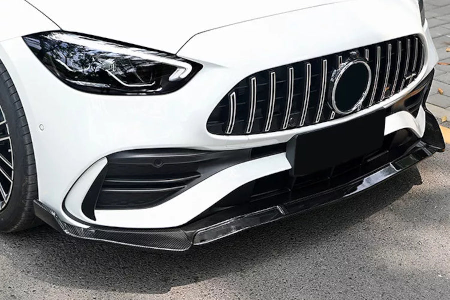 🔥SPLITTER NERO LUCIDO adatto PER Mercedes C class W206 2021+🔥