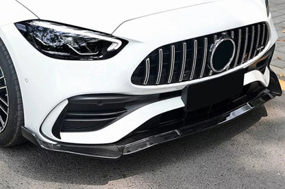 🔥SPLITTER NERO LUCIDO adatto PER Mercedes C class W206 2021+🔥