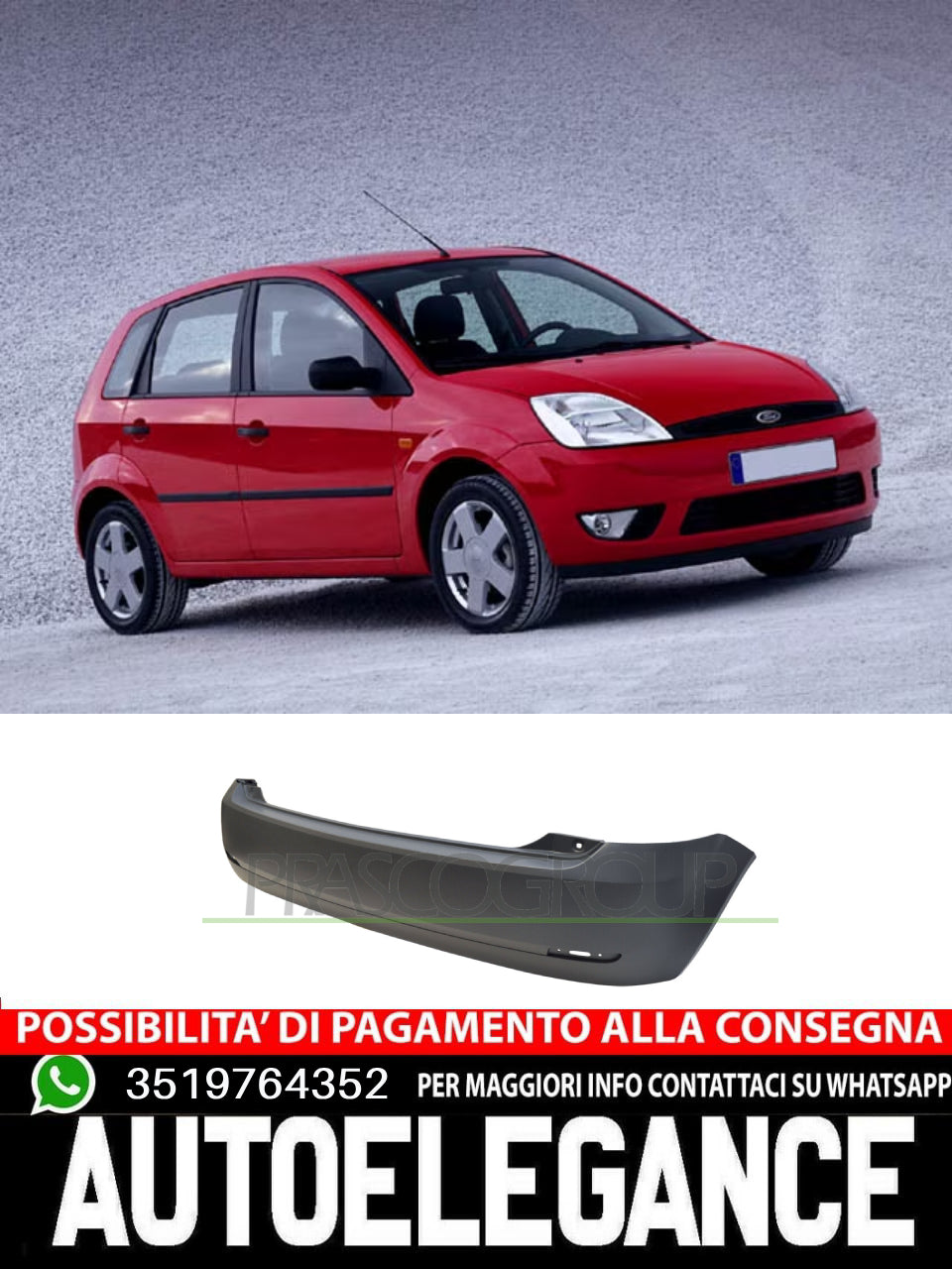 Paraurti Prasco CON PRIMER per Ford  1335850