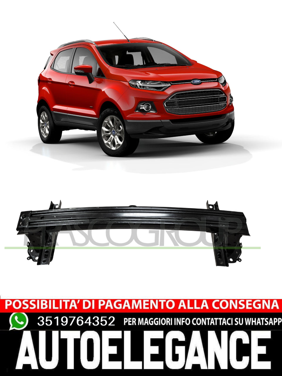 Supporto Paraurti ANTERIORE Prasco per Ford  1894586