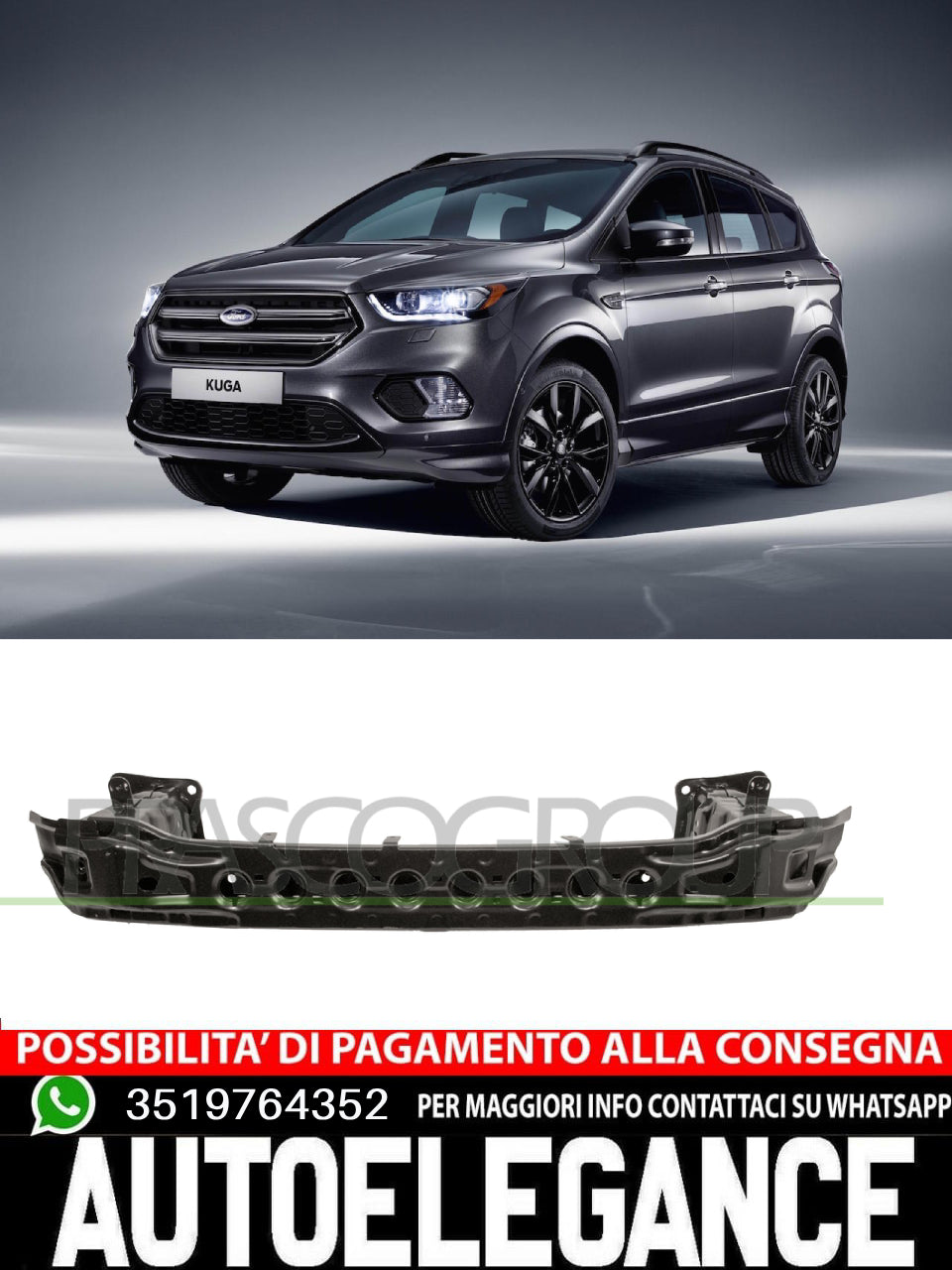 Supporto Paraurti ANTERIORE Prasco per Ford  1801599
