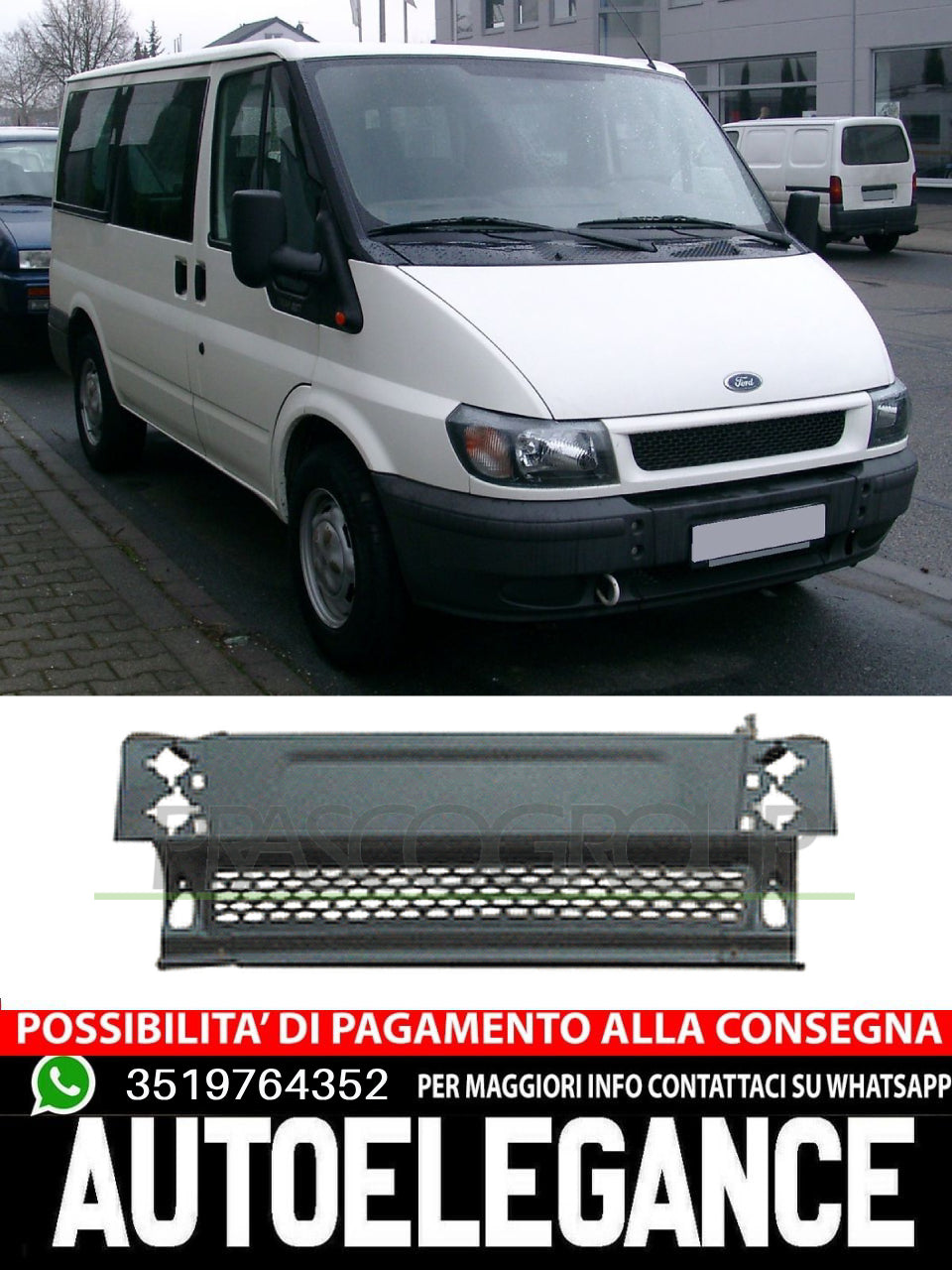 Paraurti Prasco ANTERIORE CENTRALE Per Fiat Linea Bpz 4429596