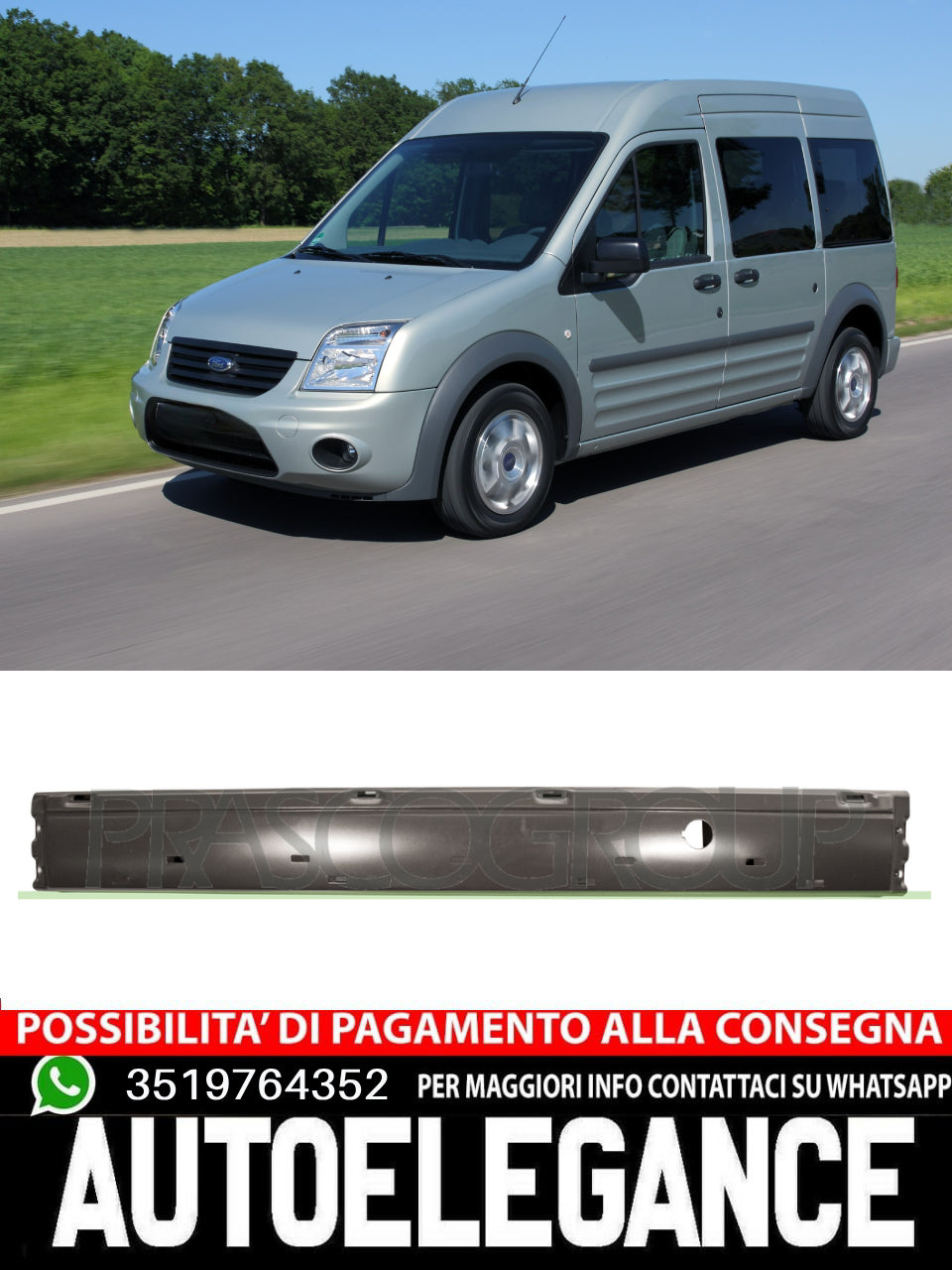 Paraurti Prasco Posteriore Per Ford Transit #Qm 5007969