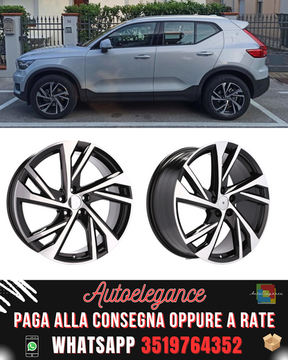 CERCHI CERCHIO IN LEGA 19" Adatto per ALFA ROMEO FORD JAGUAR LAND ROVER LINCOLN