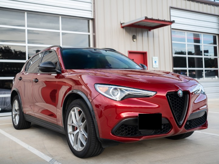 💫ART.7039 Griglia Anteriore Carbon Look per Alfa Romeo Giulia (952) (2016-2022)💫