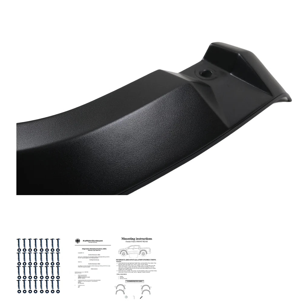 🔥FENDER FLARES (4 PCS) ADATTO PER VW AMAROK MK2 2022+🔥
