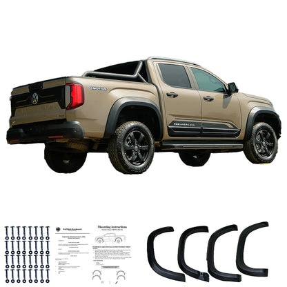 🔥FENDER FLARES (4 PCS) ADATTO PER VW AMAROK MK2 2022+🔥