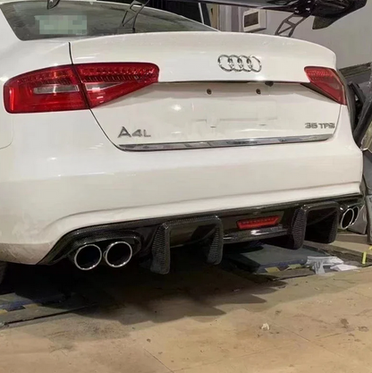 ART.4914 DIFFUSORI  Audi A4 S-Line 2009-2016 CARBON FIBER