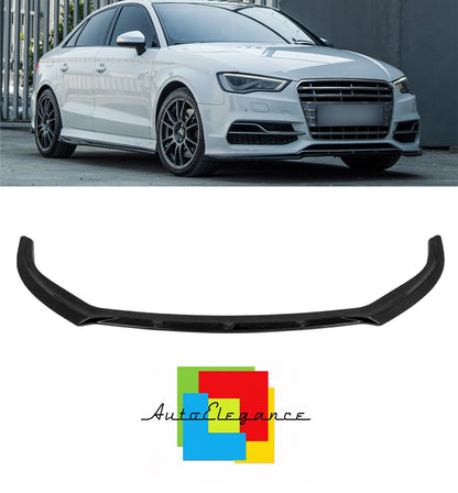 💕SPLITTER   ADATTO PER  AUDI S3 8V BERLINA NERO  LUCIDO 💕