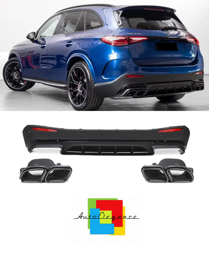 💕DIFFUSORI MERCEDES GLC X254 AMG 2022+  NERO LUCIDO 💕 (Copia)