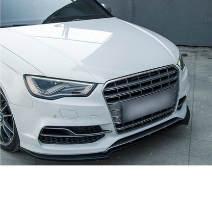 💕SPLITTER   ADATTO PER  AUDI S3 8V BERLINA NERO  LUCIDO 💕