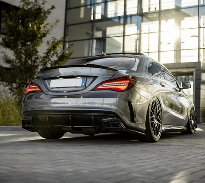 ART.5084 FLAP DIFFUSORE MERCEDES  CLA C117 CLA45 AMG 2016-2019 NERO LUCIDO