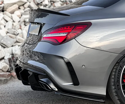 ART.5084 FLAP DIFFUSORE MERCEDES  CLA C117 CLA45 AMG 2016-2019 NERO LUCIDO