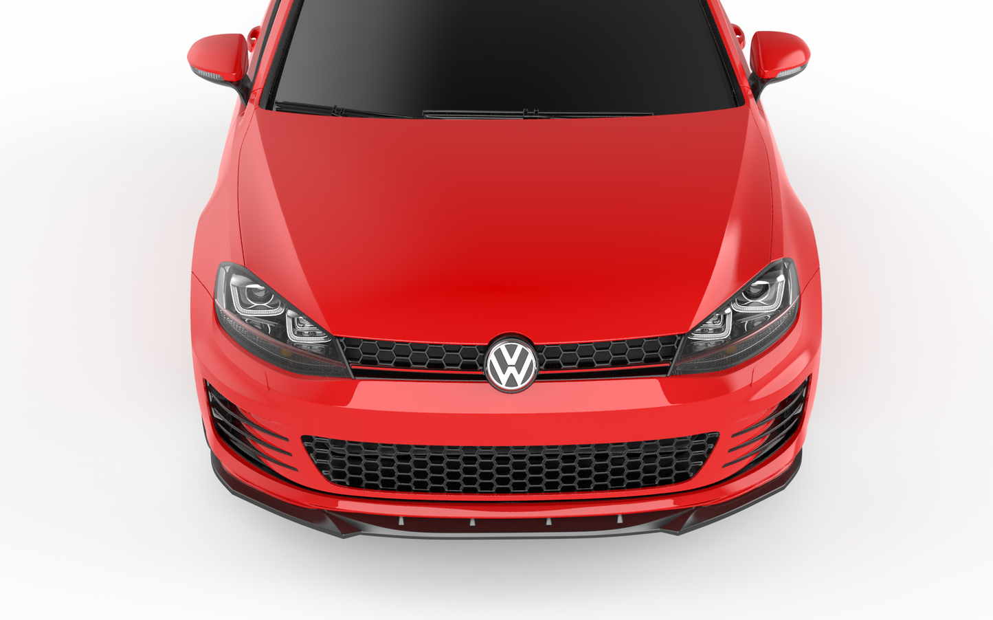 💕SPLITTER ANTERIORE VW Golf GTI Mk7 (2013–2016) Nero Lucido💕