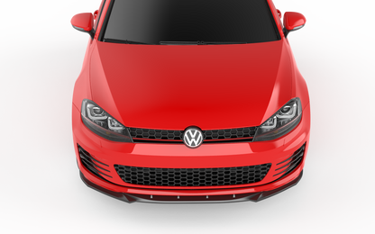💕SPLITTER ANTERIORE VW Golf GTI Mk7 (2013–2016) Nero Lucido💕