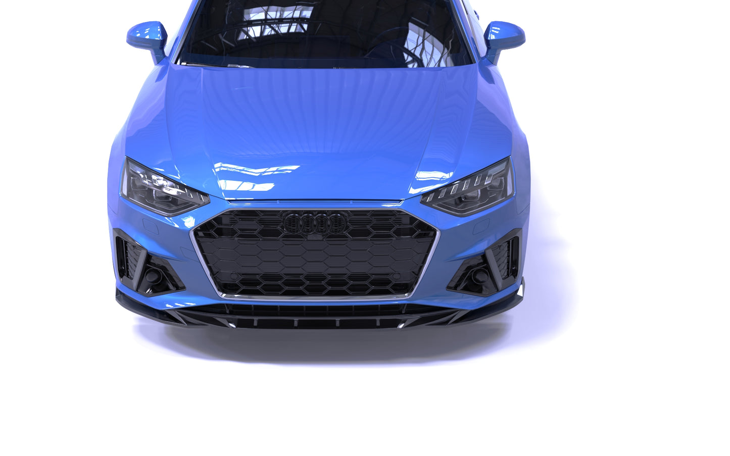 💕SPLITTER ANTERIORE Audi A4 S-Line / S4 B9 Facelift (2019–2024) Nero Lucido💕