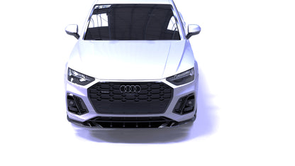 💕SPLITTER ANTERIORE Audi SQ5 / Q5 S-Line SUV & Sportback Mk2 Facelift (2020–2024) Nero Lucido💕