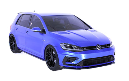 💕SPLITTER ANTERIORE VW Golf Mk7.5 R / R-Line (2016–2020) Nero Lucido💕