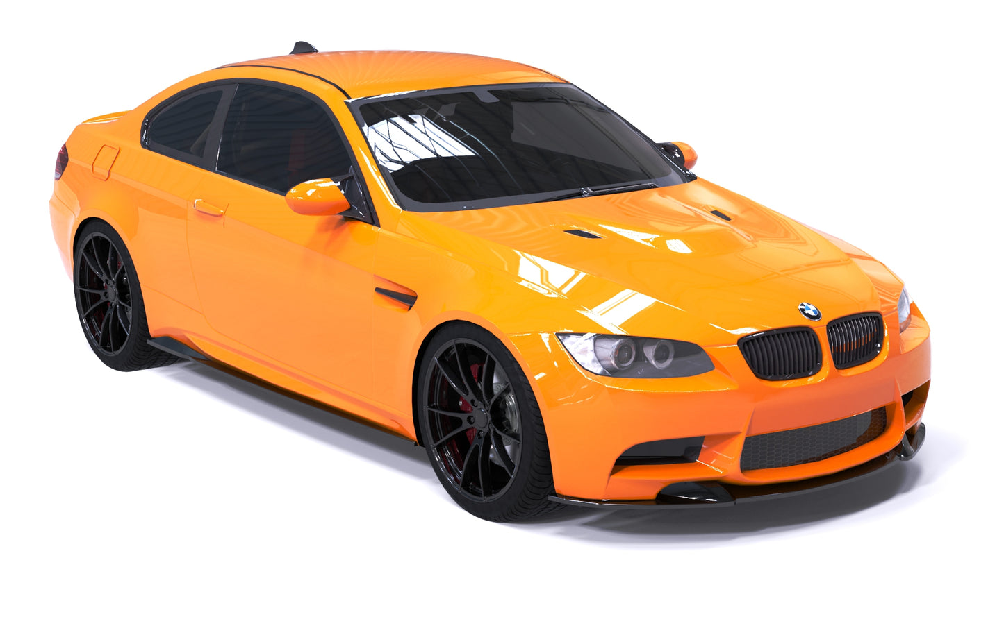 💕SPLITTER ANTERIORE BMW M3 E92 Coupe/E93 Convertible (2007–2013) Nero Lucido💕