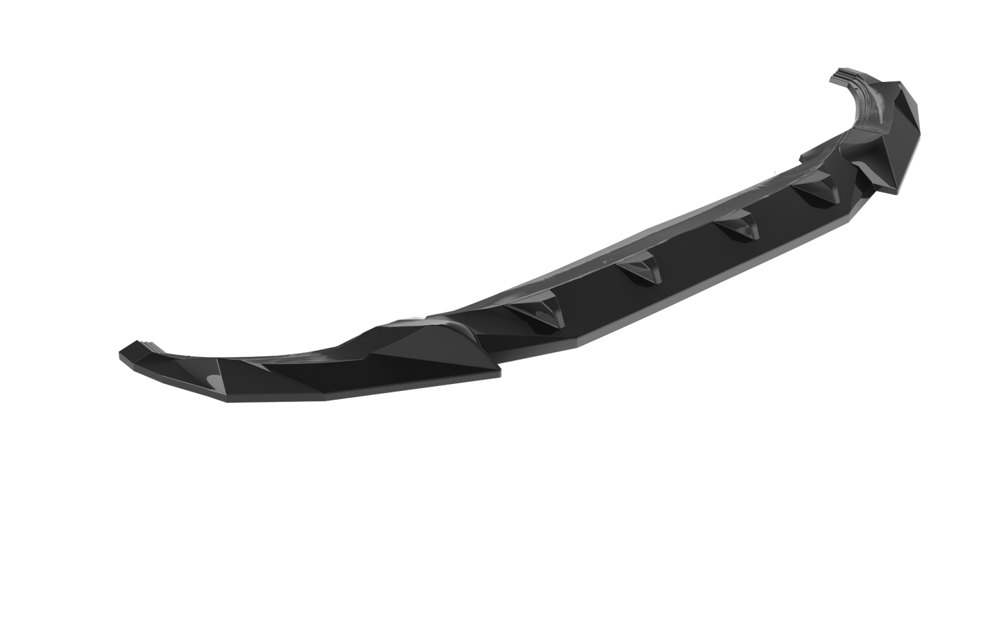 💕SPLITTER ANTERIORE VW Tiguan R / R-Line Mk2 Facelift (2020–2024) Nero Lucido💕