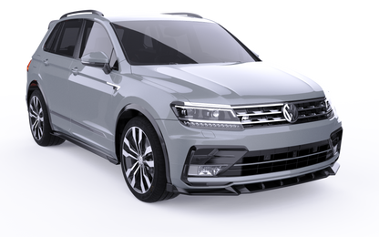 💕SPLITTER ANTERIORE VW Tiguan Mk2 R-Line (2015–2020) Nero Lucido💕