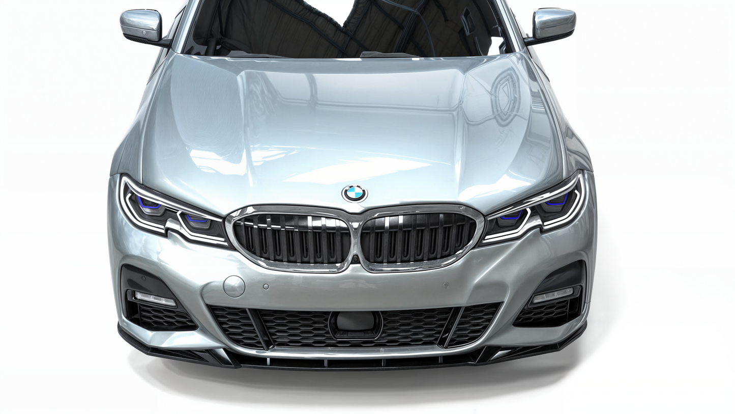 💕SPLITTER ANTERIORE BMW 3 Series G20/G21 M-Sport (2018–2022) Nero Lucido💕