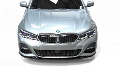 💕SPLITTER ANTERIORE BMW 3 Series G20/G21 M-Sport (2018–2022) Nero Lucido💕