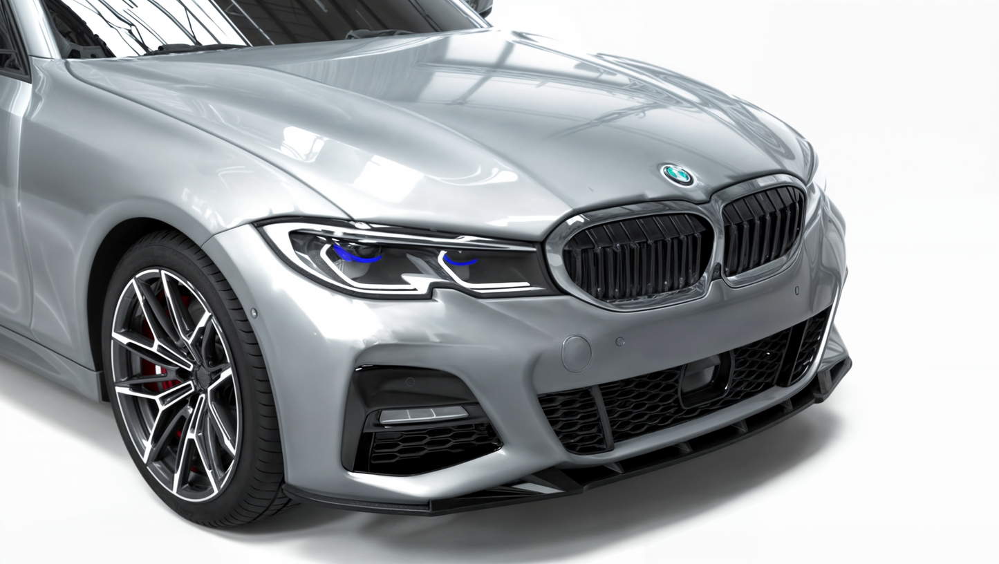 💕SPLITTER ANTERIORE BMW 3 Series G20/G21 M-Sport (2018–2022) Nero Lucido💕