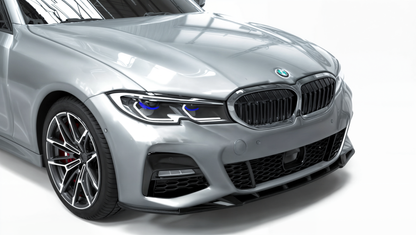 💕SPLITTER ANTERIORE BMW 3 Series G20/G21 M-Sport (2018–2022) Nero Lucido💕