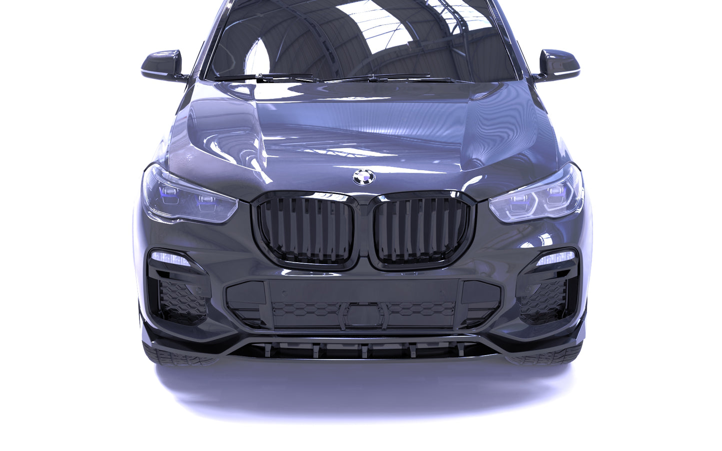 💕SPLITTER ANTERIORE BMW X5 M-Sport G05 (2018-2023) Nero Lucido💕