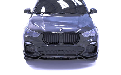 💕SPLITTER ANTERIORE BMW X5 M-Sport G05 (2018-2023) Nero Lucido💕