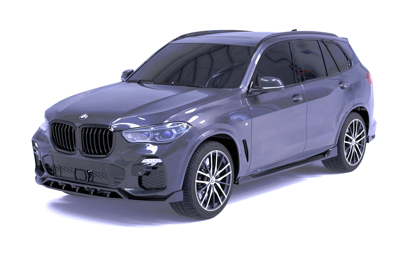 💕SPLITTER ANTERIORE BMW X5 M-Sport G05 (2018-2023) Nero Lucido💕