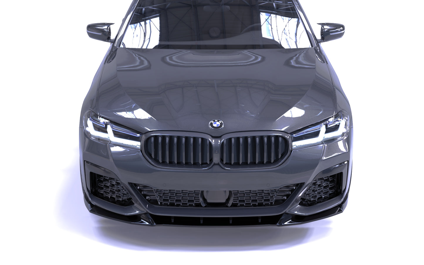 💕SPLITTER ANTERIORE BMW 5 Series G30/G31 Facelift M-Pack 2020-23 Nero Lucido💕