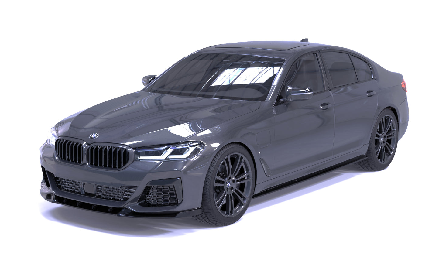 💕SPLITTER ANTERIORE BMW 5 Series G30/G31 Facelift M-Pack 2020-23 Nero Lucido💕