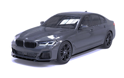 💕SPLITTER ANTERIORE BMW 5 Series G30/G31 Facelift M-Pack 2020-23 Nero Lucido💕