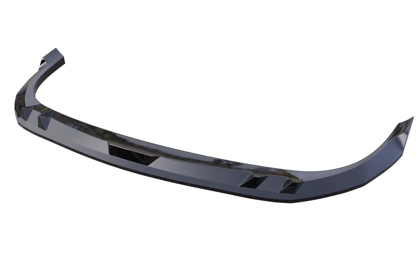 💕 Splitter Anteriore adatto per Renault Trafic (2023+) Nero Lucido ABS 💕