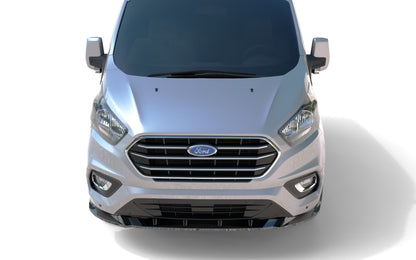 💕 Splitter Anteriore Adatto per Ford Transit Mk9 2020+ Nero Lucido ABS 💕