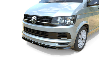 💕 Splitter Adatto per VW Transporter T6 2015-2019 Nero Lucido ABS 💕