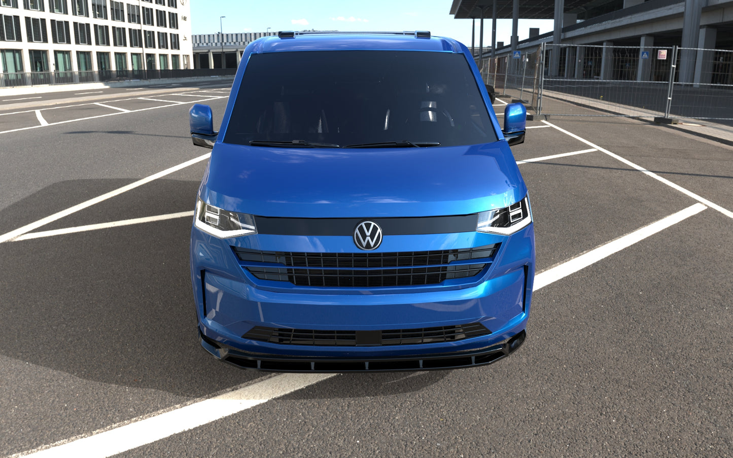 💕 Splitter Anteriore Adatto per VW Transporter T7 2022+ Nero Lucido 💕
