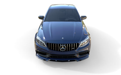 💕 Splitter Anteriore Adatto per Mercedes C63 C63S W205 2015-2021 Nero Lucido 💕