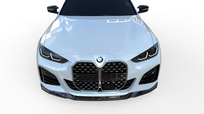 💕 Splitter Anteriore Adatto per BMW Serie 4 G26 M-Pack 2021+ Nero Lucido 💕