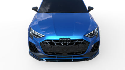 💕 Splitter Anteriore Adatto per Audi A3 S3 8Y 2024+ Nero Lucido 💕 (Copia)