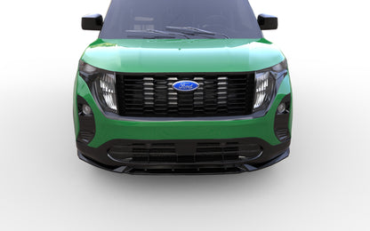 💕 Splitter Anteriore Adatto per Ford Courier Mk2 2023+ Nero Lucido 💕
