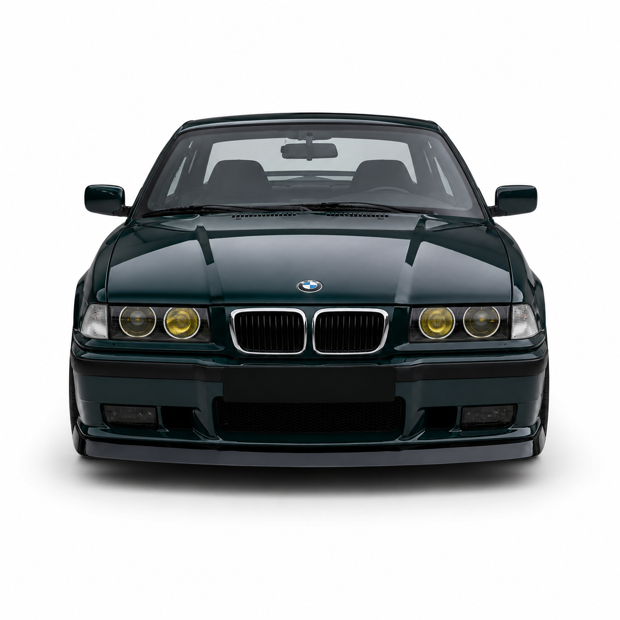 💕Splitter Anteriore Adatto per BMW M3 Series E36 (1990-2000) Nero Lucido💕
