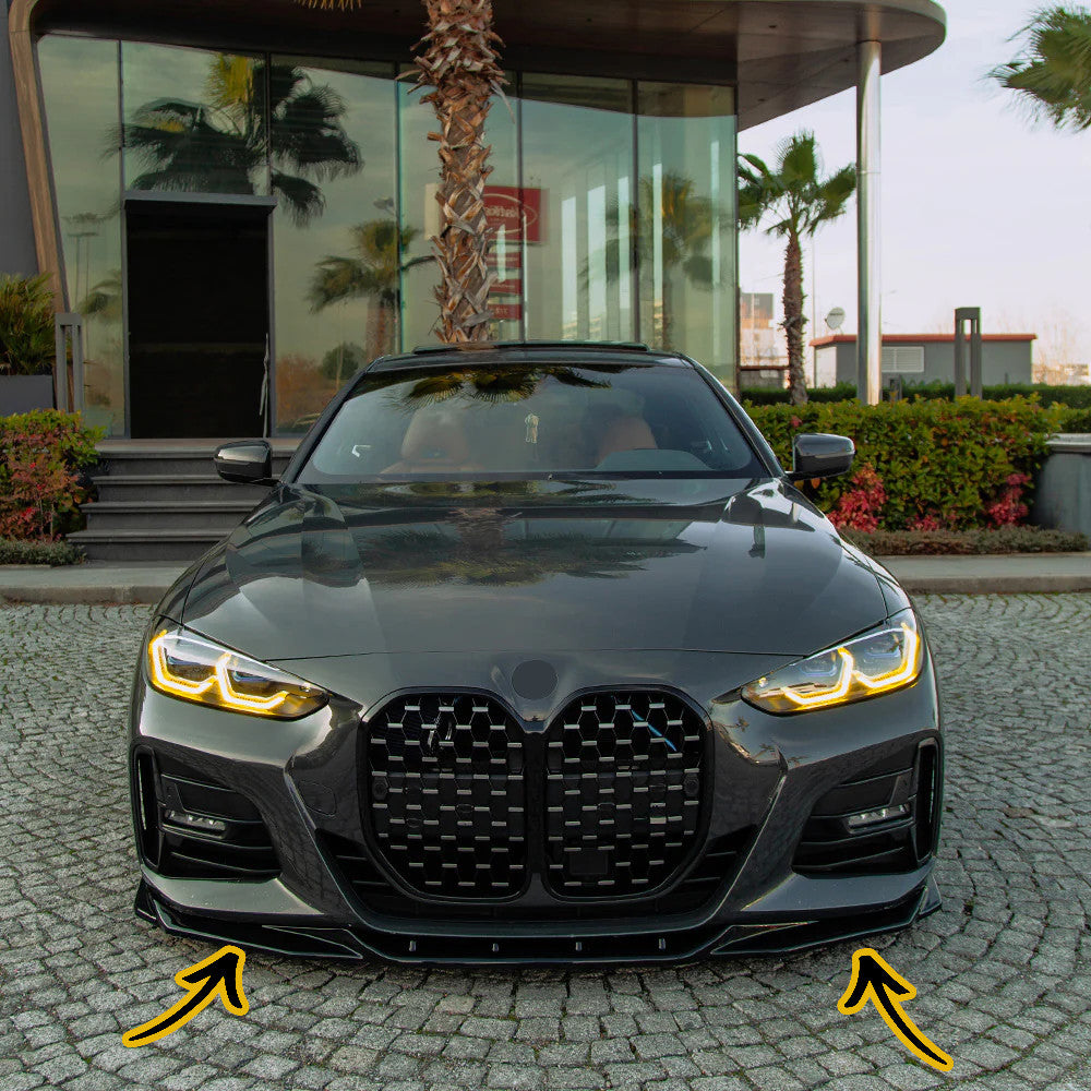 ⭐SPLITTER SUITABLE FOR BMW 4 Series Coupe/Cabrio G22 M440i M-Pack 20-24 Facelift⭐