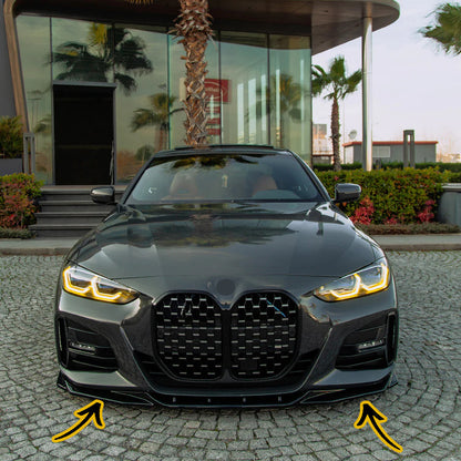 ⭐SPLITTER SUITABLE FOR BMW 4 Series Coupe/Cabrio G22 M440i M-Pack 20-24 Facelift⭐