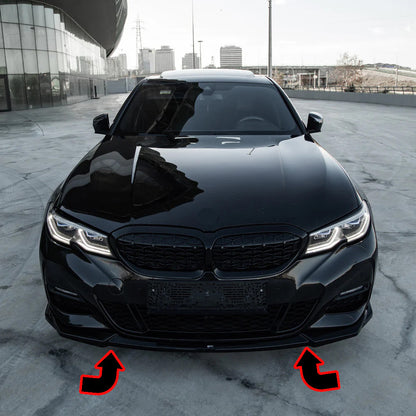 🔥SPLITTER SUITABLE FOR BMW 3 Series G20/G21 M-Pack 2018-2022 Front Splitter🔥 